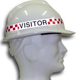 safety helmet with reflective ID